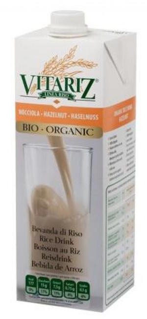 Vitariz leche de arroz y avellanas Bio 1L x 10 briks Vitariz leche de arroz y avellanas Bio 1L x 10 briks