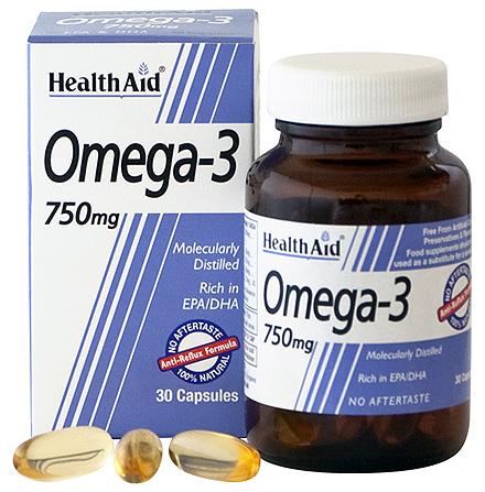 Health Aid Omega 3 750mg 30 capsulas