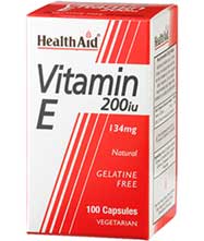 Vitamina E natural HealthAid en capsulas health-aid-vitamin-e-200iu-100-caps