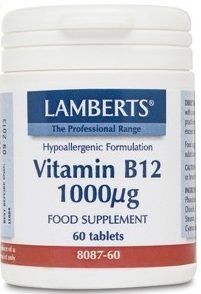 Vitamina B12 de Lamberts en comprimidos lamberts_vitamina_b12_1000_g_60_comprimidos